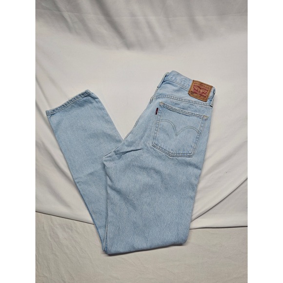 Levi's Other - Levis 501 Original Fit Jeans Light Wash Straight Leg Denim Blue Mens 32x31